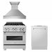 ZLINE 36" Bundled Stainless DualRange RangeHood Dishwasher 3KP - RASRH36 - DW - Farmhouse Kitchen and Bath