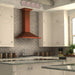 ZLINE 36" Copper Wall Range Hood 8KBC - 36 - Farmhouse Kitchen and Bath