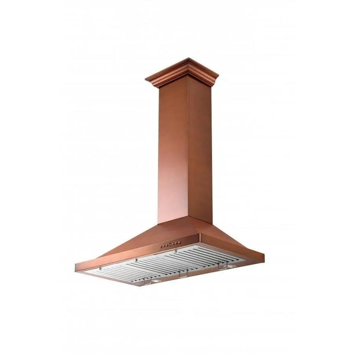 ZLINE 36" Copper Wall Range Hood 8KBC - 36 - Farmhouse Kitchen and Bath