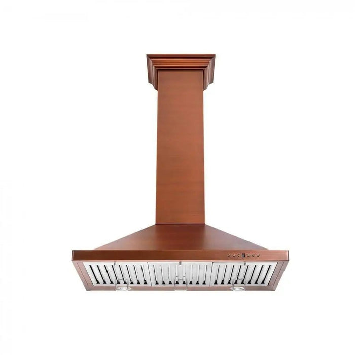 ZLINE 36" Copper Wall Range Hood 8KBC - 36 - Farmhouse Kitchen and Bath
