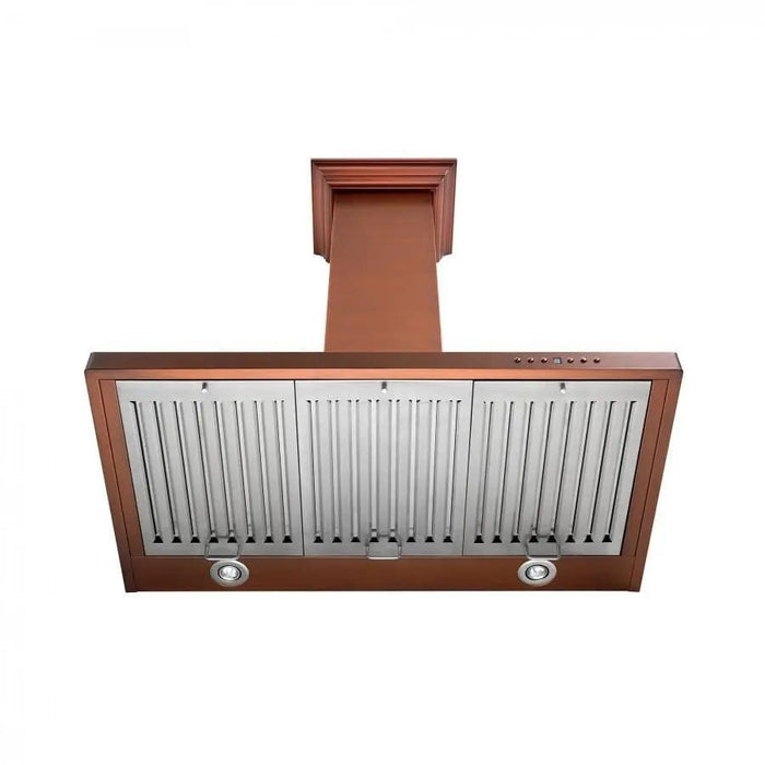 ZLINE 36" Copper Wall Range Hood 8KBC - 36 - Farmhouse Kitchen and Bath