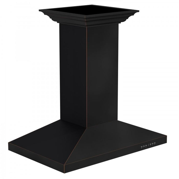 ZLINE 36" Designer Series Oil - Rubbed Bronze Island Range Hood, 8KL3iB - 36 - Farmhouse Kitchen and Bath