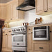 ZLINE 36" Designer Series Wooden Wall Range Hood in Black, KBCC - 36 - Farmhouse Kitchen and Bath