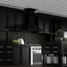 ZLINE 36" Designer Series Wooden Wall Range Hood in Black, KBCC - 36 - Farmhouse Kitchen and Bath