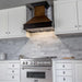 ZLINE 36" Dual Fuel Range with Snow Finish Door, RA - SN - 36 - Farmhouse Kitchen and Bath