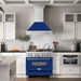 ZLINE 36" DuraSnow® Stainless Steel Range Hood 8654SNX - BG - 36 - Farmhouse Kitchen and Bath