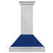 ZLINE 36" DuraSnow® Stainless Steel Range Hood 8654SNX - BG - 36 - Farmhouse Kitchen and Bath