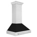 ZLINE 36" DuraSnow® Stainless Steel Range Hood 8654SNX - BLM - 36 - Farmhouse Kitchen and Bath