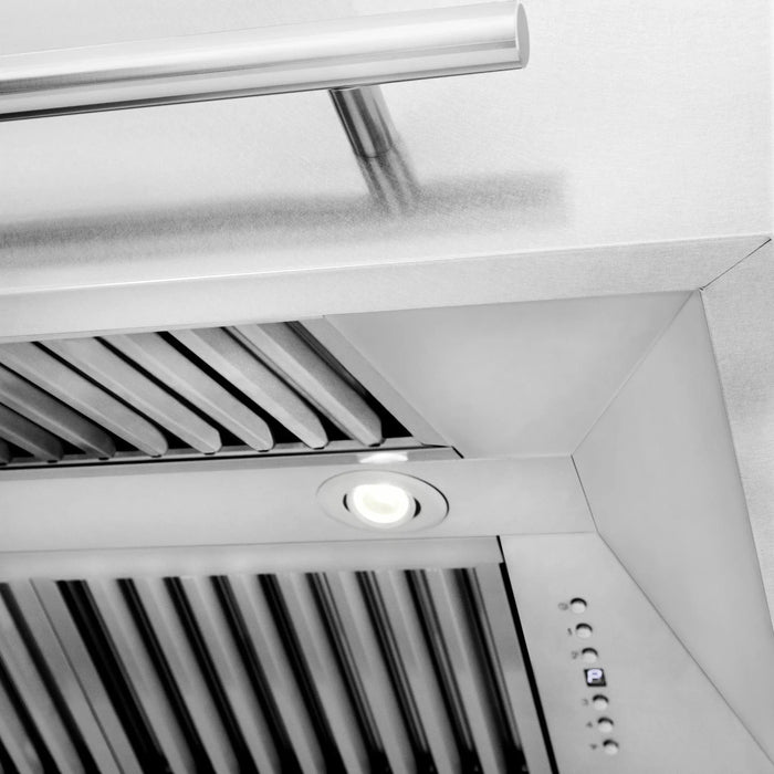 ZLINE 36" DuraSnow® Stainless Steel Range Hood 8654SNX - BLM - 36 - Farmhouse Kitchen and Bath