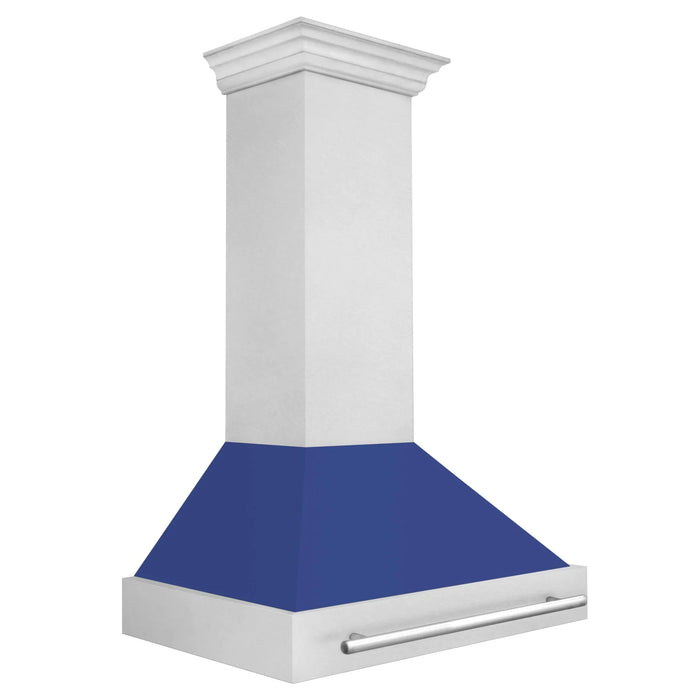 ZLINE 36" DuraSnow® Stainless Steel Range Hood 8654SNX - BM - 36 - Farmhouse Kitchen and Bath