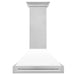 ZLINE 36" DuraSnow® Stainless Steel Range Hood 8654SNX - WM - 36 - Farmhouse Kitchen and Bath