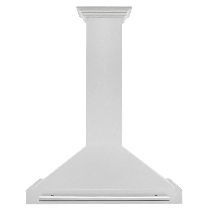 ZLINE 36" Fingerprint Resistant Stainless Steel Range Hood with Stainless Steel Handle KB4SNX - 36 - Farmhouse Kitchen and Bath