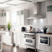 ZLINE 36" Gas Burner/Electric Oven Range, Brass Burners, RA - BR - 36 - Farmhouse Kitchen and Bath