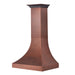 ZLINE 36" Hand - Hammered Copper Finish Wall Range Hood, 8632H - 36 - Farmhouse Kitchen and Bath