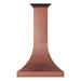 ZLINE 36" Hand - Hammered Copper Finish Wall Range Hood, 8632H - 36 - Farmhouse Kitchen and Bath