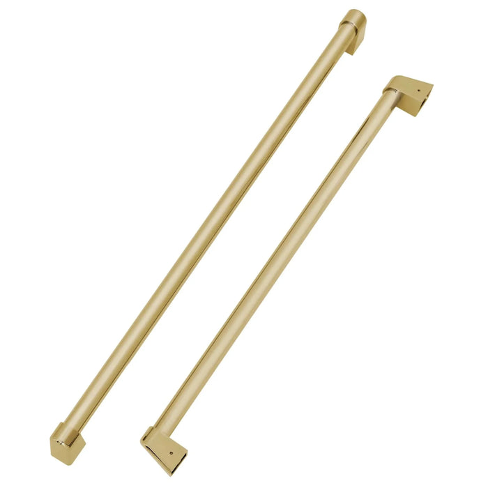 ZLINE 36 In. Autograph Edition Champagne Bronze Handle Set for Built in Refrigerators (3 Handles) (RBIVHZ - CB - 36) - Farmhouse Kitchen and Bath