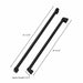 ZLINE 36 In. Autograph Edition Matte Black Handle Set for Built in Refrigerators (3 Handles) (RBIVHZ - MB - 36) - Farmhouse Kitchen and Bath