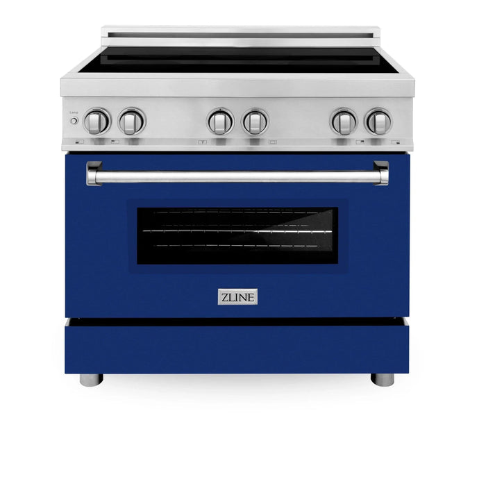 ZLINE 36" Induction Range in DuraSnow Stainless Steel RAIND - BG - 36 - Farmhouse Kitchen and Bath