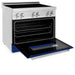 ZLINE 36" Induction Range in DuraSnow Stainless Steel RAIND - BG - 36 - Farmhouse Kitchen and Bath