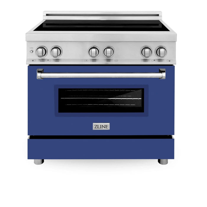 ZLINE 36" Induction Range in DuraSnow Stainless Steel RAIND - BM - 36 - Farmhouse Kitchen and Bath