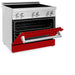 ZLINE 36" Induction Range in DuraSnow Stainless Steel RAIND - RG - 36 - Farmhouse Kitchen and Bath