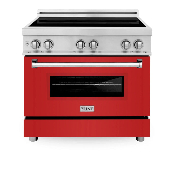 ZLINE 36" Induction Range in DuraSnow Stainless Steel RAIND - RM - 36 - Farmhouse Kitchen and Bath