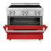 ZLINE 36" Induction Range in DuraSnow Stainless Steel RAIND - RM - 36 - Farmhouse Kitchen and Bath