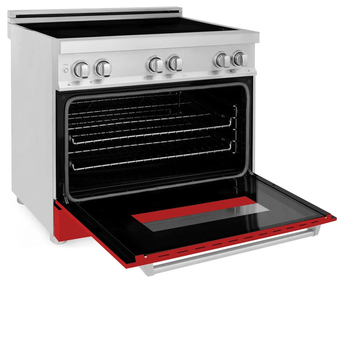 ZLINE 36" Induction Range in DuraSnow Stainless Steel RAIND - RM - 36 - Farmhouse Kitchen and Bath