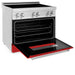 ZLINE 36" Induction Range in DuraSnow Stainless Steel RAIND - RM - 36 - Farmhouse Kitchen and Bath