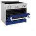 ZLINE 36" Induction Range in DuraSnow with a 4 Element Stove and Electric Oven RAINDS - BG - 36 - Farmhouse Kitchen and Bath