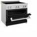 ZLINE 36" Induction Range in DuraSnow with a 4 Element Stove and Electric Oven RAINDS - BLM - 36 - Farmhouse Kitchen and Bath