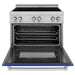 ZLINE 36" Induction Range in DuraSnow with a 4 Element Stove and Electric Oven RAINDS - BM - 36 - Farmhouse Kitchen and Bath