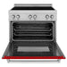 ZLINE 36" Induction Range in DuraSnow with a 4 Element Stove and Electric Oven RAINDS - RG - 36 - Farmhouse Kitchen and Bath