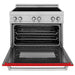ZLINE 36" Induction Range in DuraSnow with a 4 Element Stove and Electric Oven RAINDS - RM - 36 - Farmhouse Kitchen and Bath