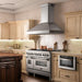ZLINE 36" Professional Wall Range Hood, Built - in CrownSound® Bluetooth Speakers, 667CRN - BT - 36 - Farmhouse Kitchen and Bath