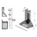 ZLINE 36" Professional Wall Range Hood, Stainless Steel, 597CRN - 36 - Farmhouse Kitchen and Bath
