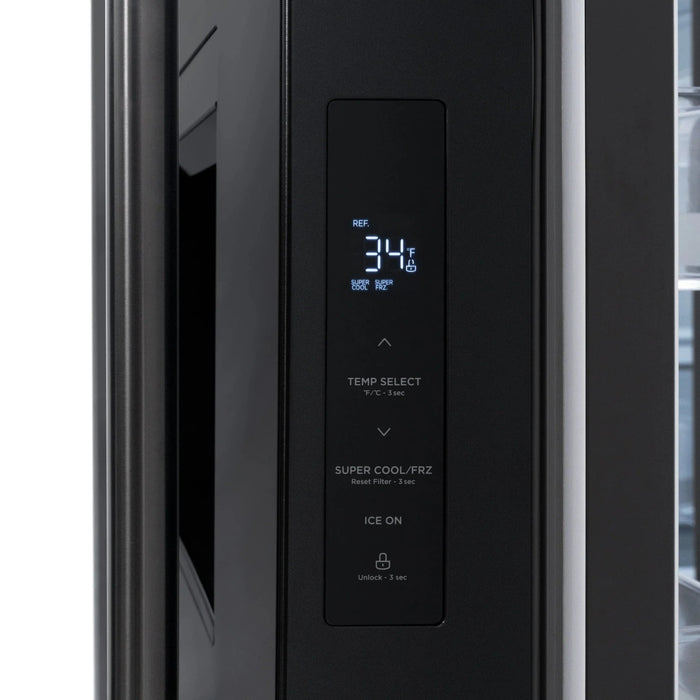 ZLINE 36" Refrigerator, Water, Ice Dispenser, Fingerprint Resistant, RSM - W - 36 - BS - Farmhouse Kitchen and Bath