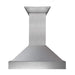ZLINE 36" Snow Finish Stainless Range Hood with Snow Finish Shell, 8654SN - 36 - Farmhouse Kitchen and Bath