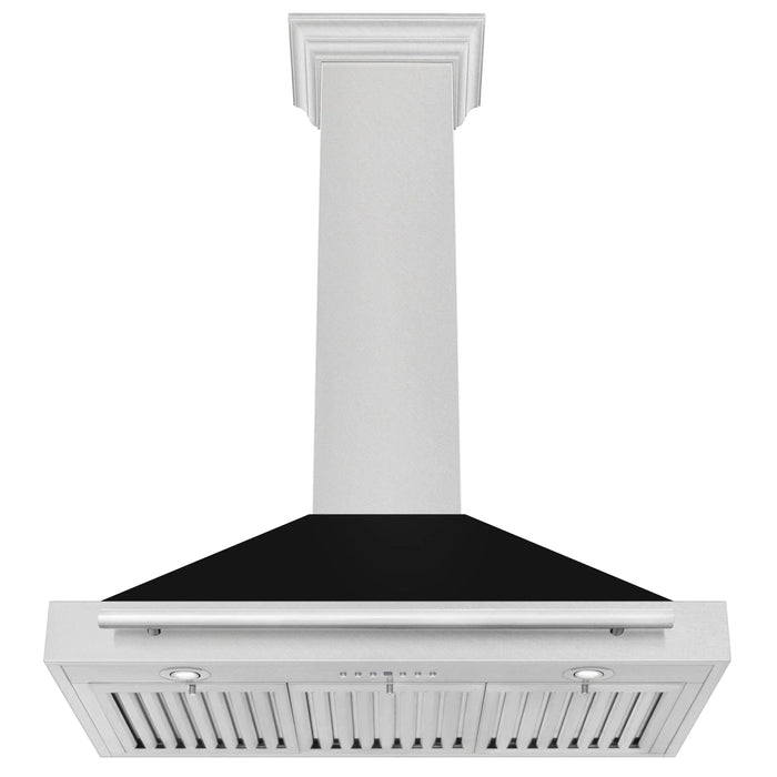 ZLINE 36" Stainless Range Hood Shell, Stainless Handle KB4SNX - BLM - 36 - Farmhouse Kitchen and Bath