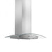 ZLINE 36" Stainless Steel Wall Range Hood with Crown Molding, KZCRN - 36 - Farmhouse Kitchen and Bath