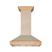 ZLINE 36" Unfinished Wooden Wall Range Hood, KBUF - 36 - Farmhouse Kitchen and Bath