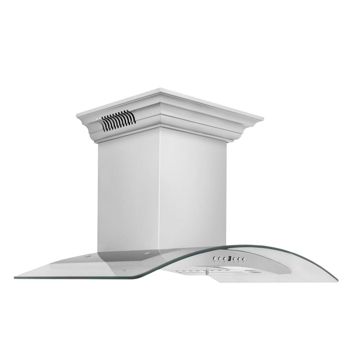 ZLINE 36" Wall Mount Range Hood, Bluetooth Speakers, KN4CRN - BT - 36 - Farmhouse Kitchen and Bath