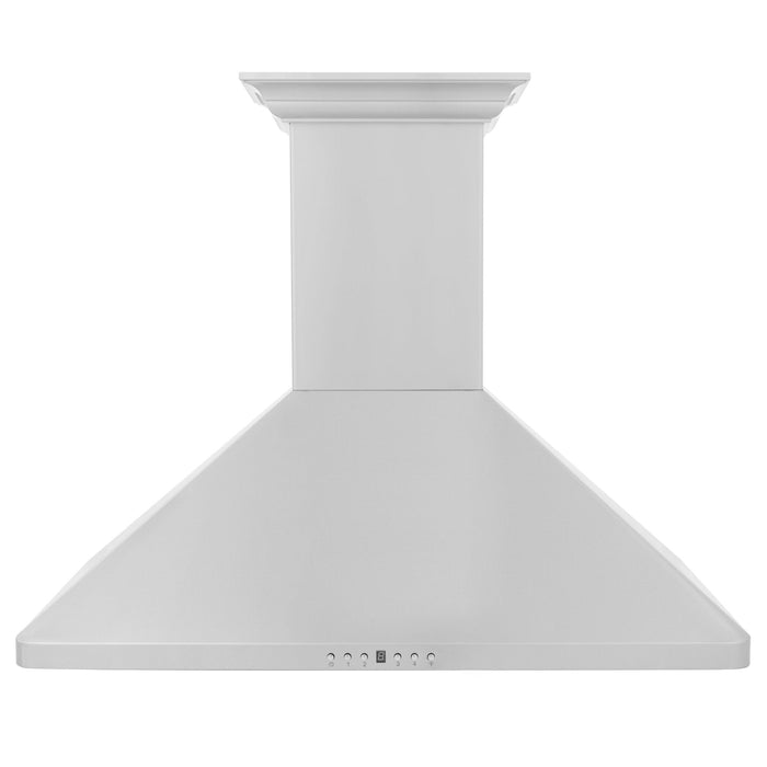 ZLINE 36" Wall Range Hood, Stainless, CrownSound Speakers, KF1CRN - BT - 36 - Farmhouse Kitchen and Bath
