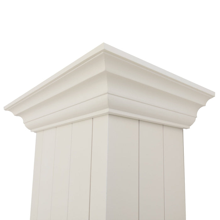 ZLINE 36" Wooden Wall Mount Range Hood in Cottage White, KPTT - 36 - Farmhouse Kitchen and Bath