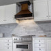 ZLINE 36" Wooden Wall Range Hood, Crown Molding 329AH - 36 - Farmhouse Kitchen and Bath