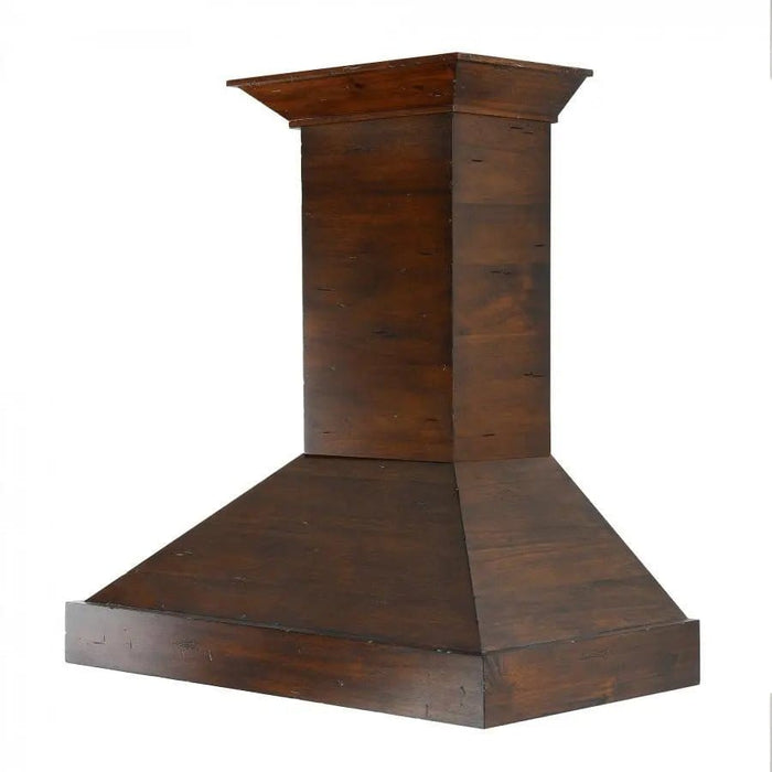 ZLINE 36" Wooden Wall Range Hood in Walnut, KBRR - 36 - Farmhouse Kitchen and Bath