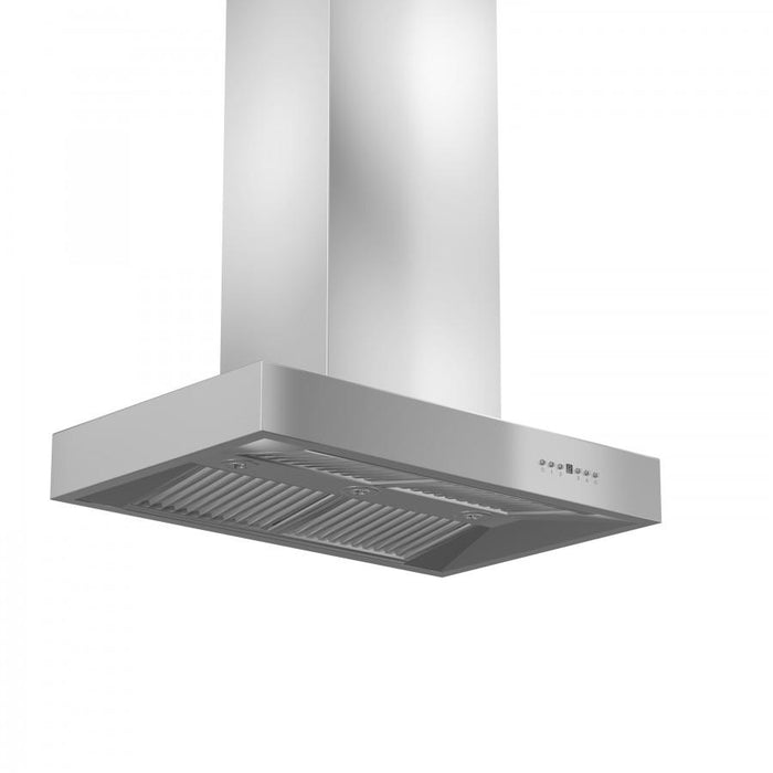 ZLINE 42" Stainless Steel Island Range Hood, KECOMi - 42 - Farmhouse Kitchen and Bath