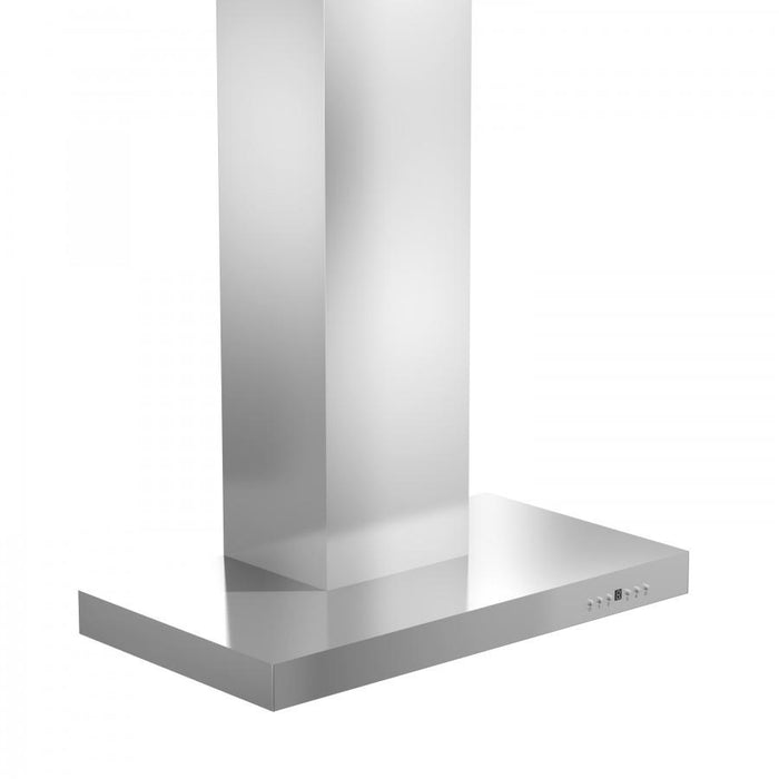ZLINE 42" Stainless Wall Range Hood with Crown Molding, KECRN - 42 - Farmhouse Kitchen and Bath