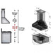 ZLINE 42" Wooden Wall Range Hood, Remote Motor, 373RR - RD - 42 - Farmhouse Kitchen and Bath