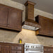 ZLINE 42" Wooden Wall Range Hood, Remote Motor, 373RR - RD - 42 - Farmhouse Kitchen and Bath